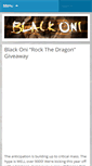 Mobile Screenshot of blackoniblog.com